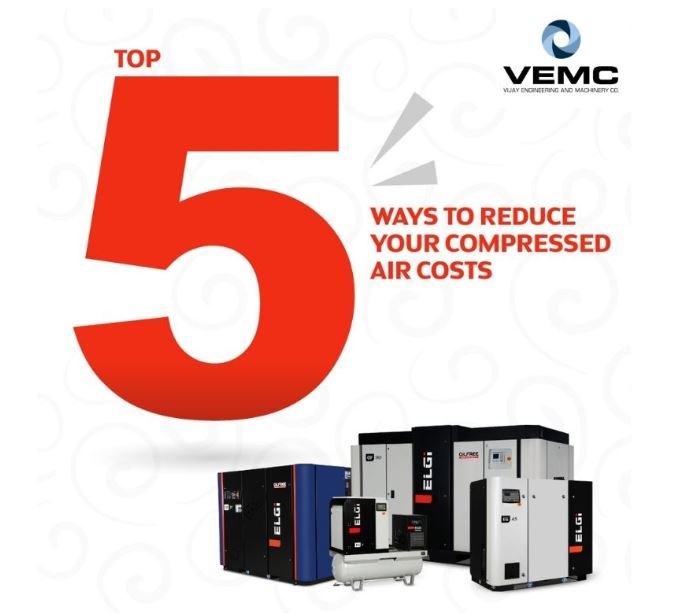 Top 5 Ways To Minimise Your Compressed Air Costs Vijay Engineering