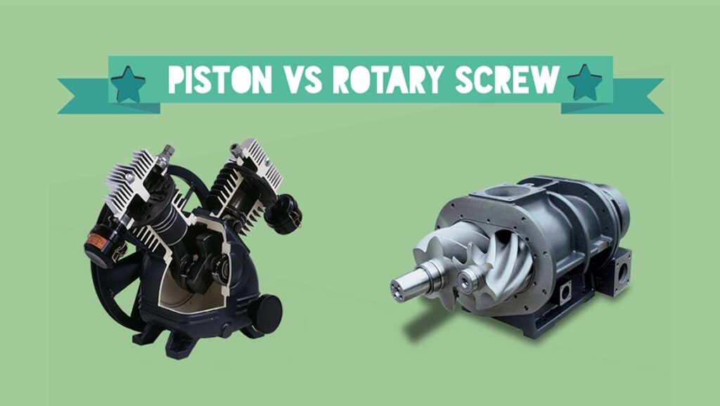 Piston Vs. Rotary Screw Air Compressors: Which One to Choose?