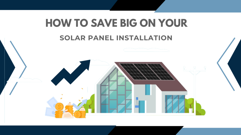 Saveings on solar panel installation