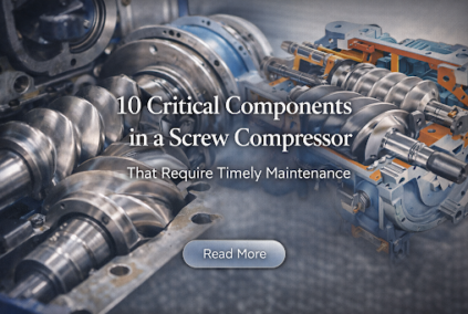 Critical Components in a Screw Compressor